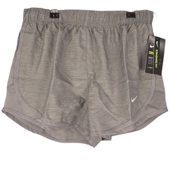 Nike Women's Dri Fit Running Shorts Gray XS Lightweight Lined Training New - Picture 3 of 9